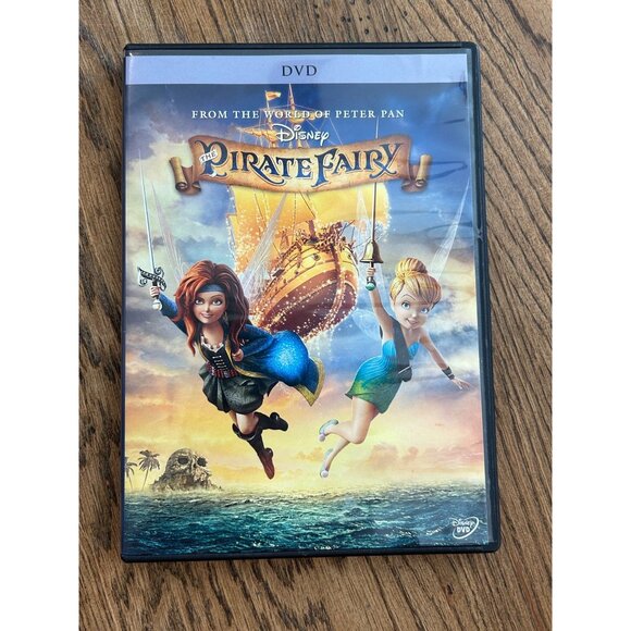 The Pirate Fairy 2014 DVD Disney Tinker Bell Animated Fantasy Movie Pre-Owned - Picture 1 of 3
